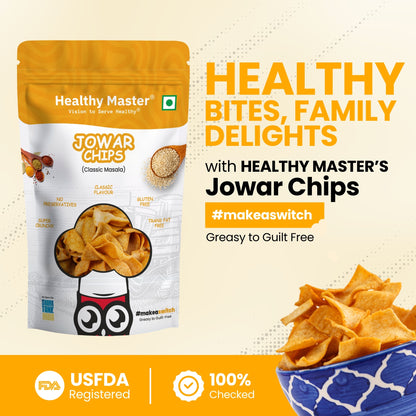 Jowar Chips - Light and Crispy (Classic Masala)