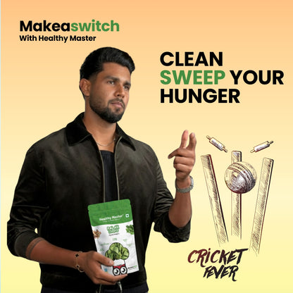 Palak & Blackgram (Urad) Chips - Light and Crispy (Spice Magic)