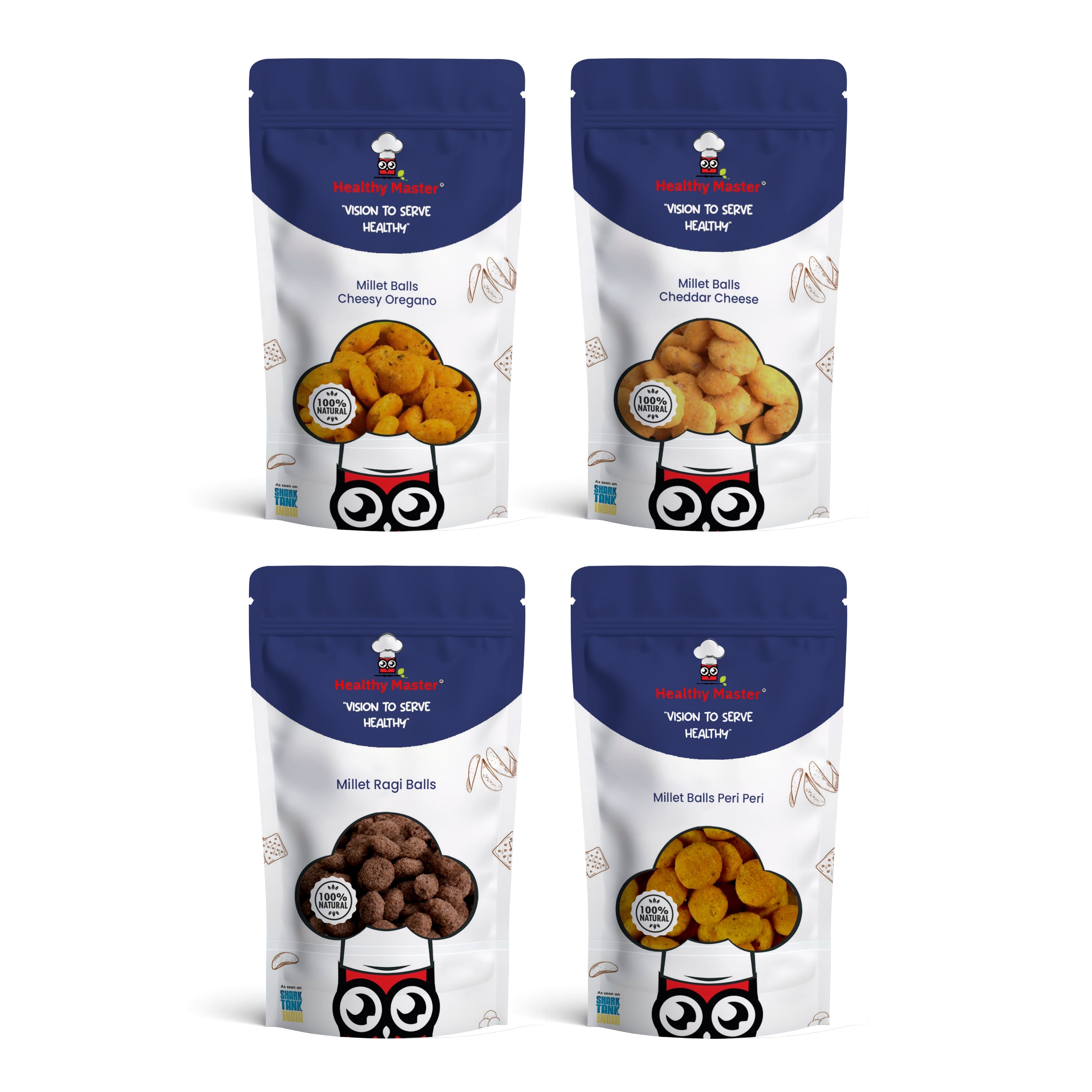 Healthy Millet Balls Combo  (Each 100gm)