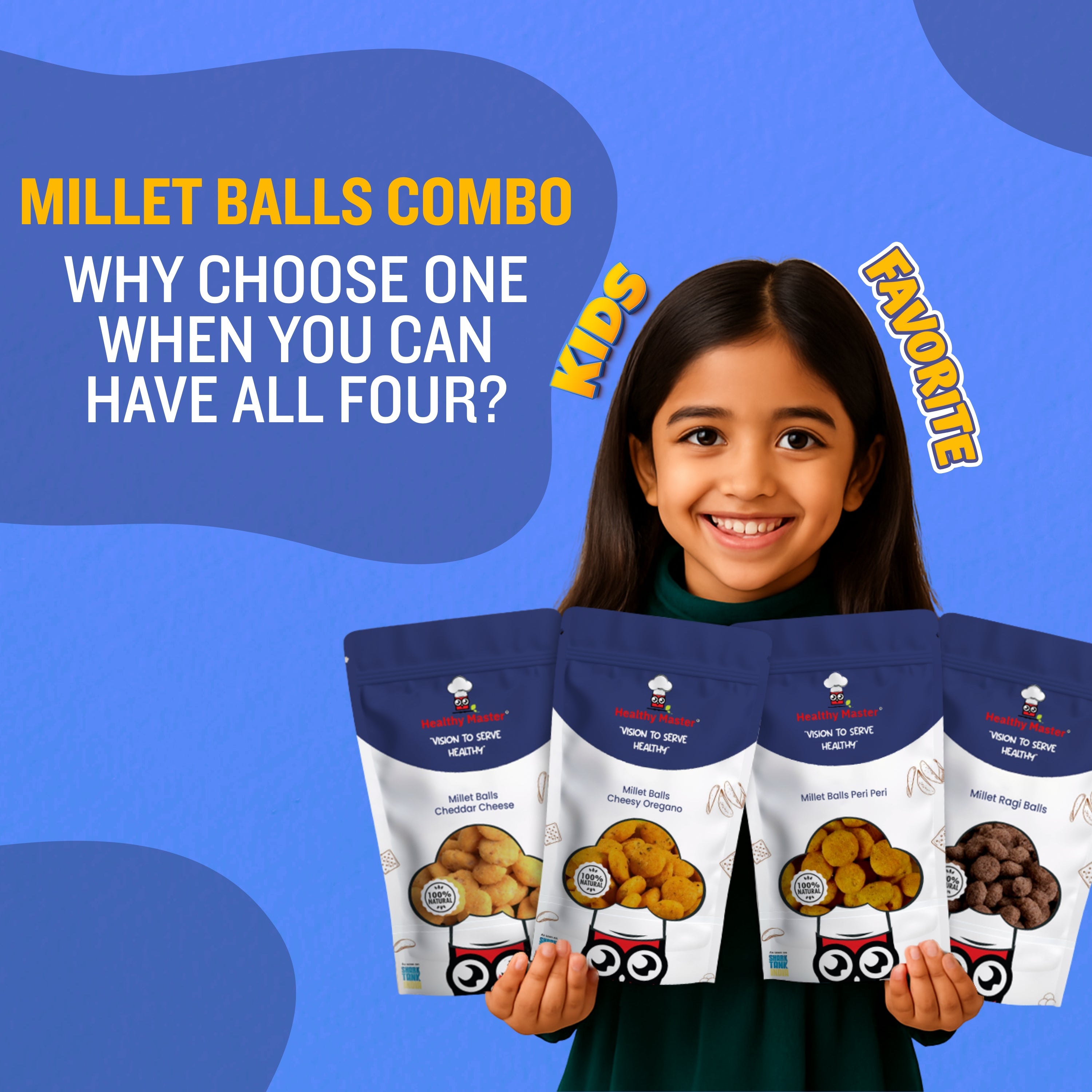 Healthy Millet Balls Combo  (Each 100gm)
