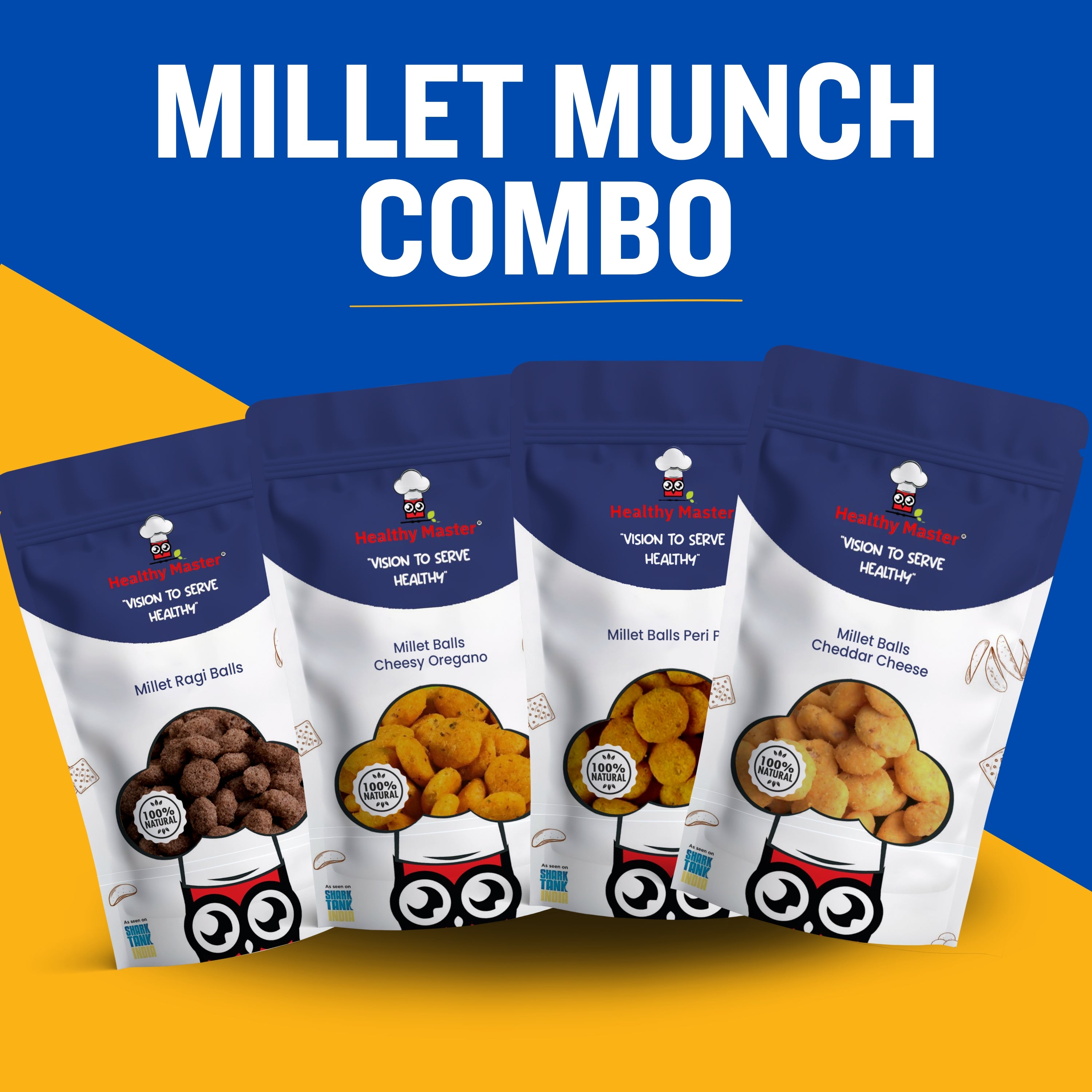 Healthy Millet Balls Combo  (Each 100gm)