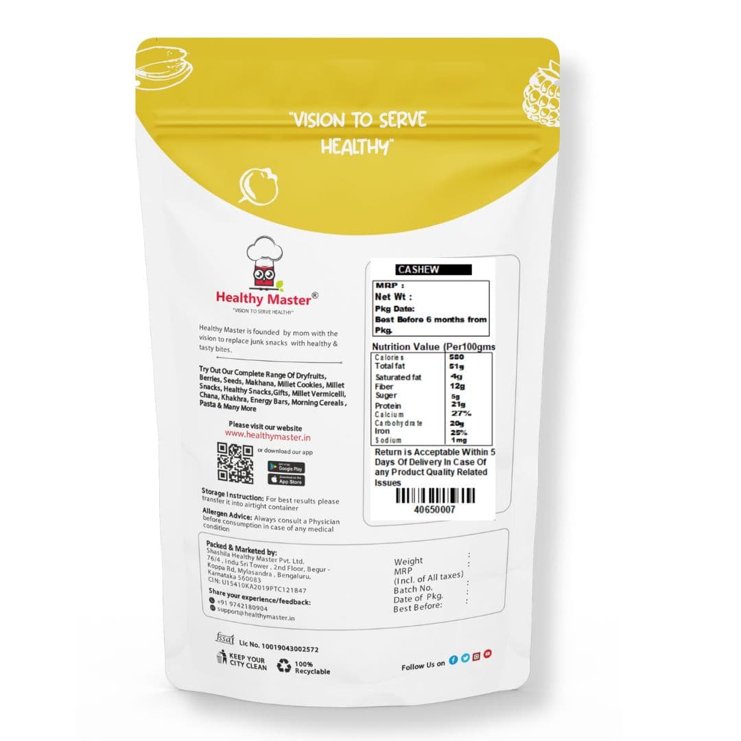 Cashew -2 piece - Healthy Master
