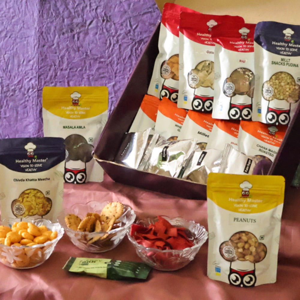 Lab Snacks Box Trial Snack Box - 18 Wholesome Delights From Healthy Master