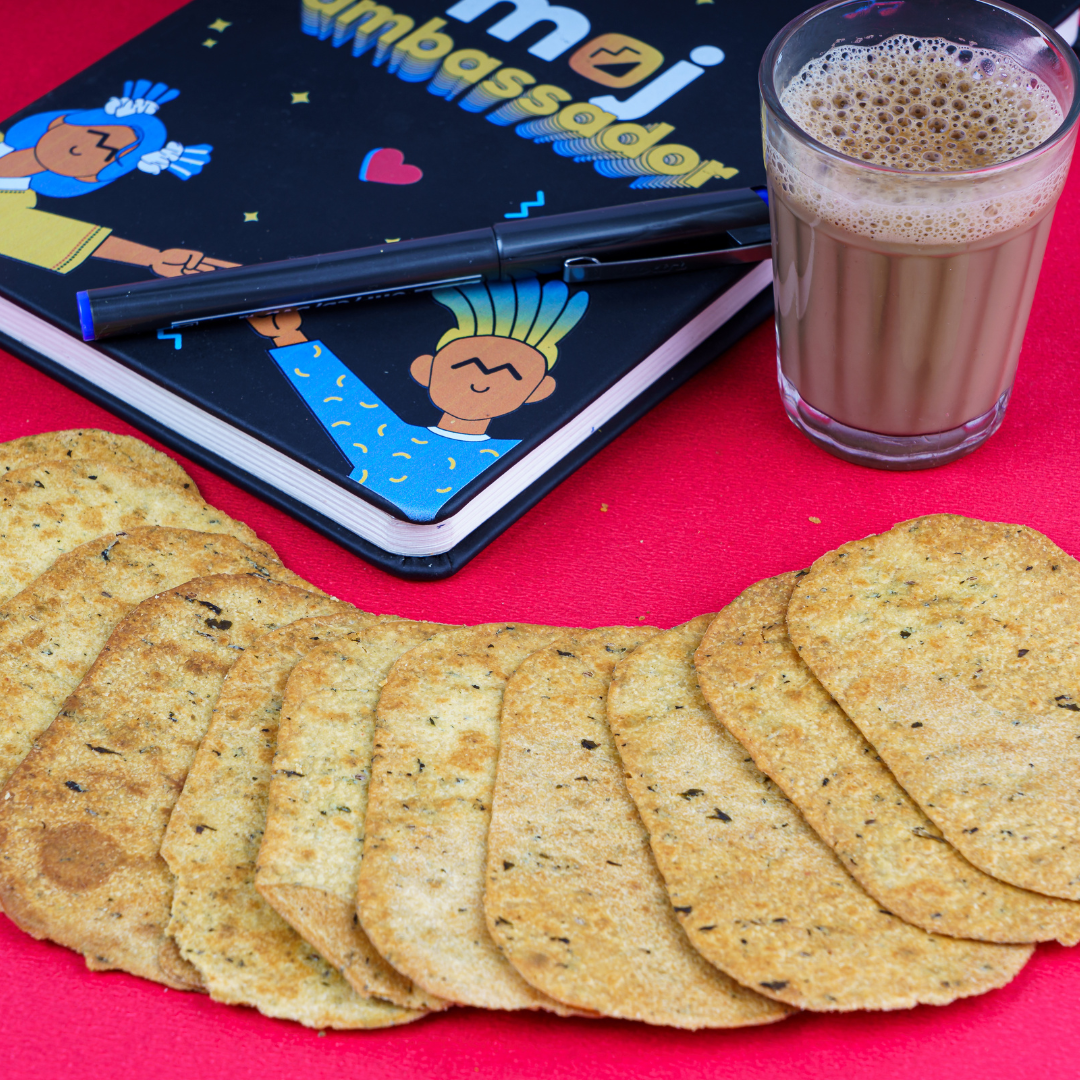 Roasted Whole Wheat Methi Pocket Khakhra