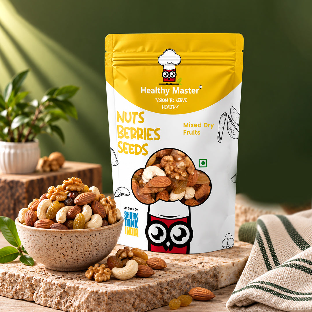 Mixed Dry Fruits - (Figs, Raisins, Almond, Cashew, Walnut)
