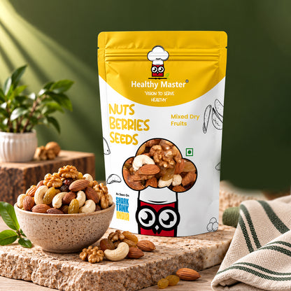 Mixed Dry Fruits - (Figs, Raisins, Almond, Cashew, Walnut)