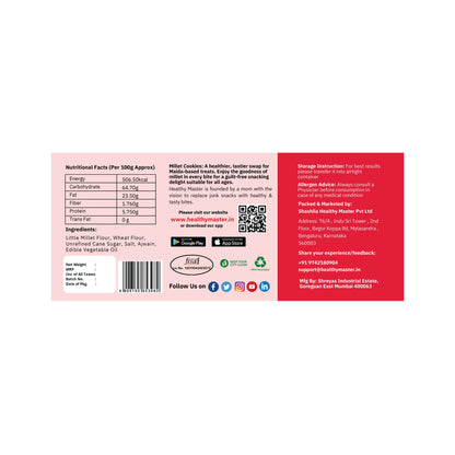 Multi Millet Ajwain Cookies And Biscuits