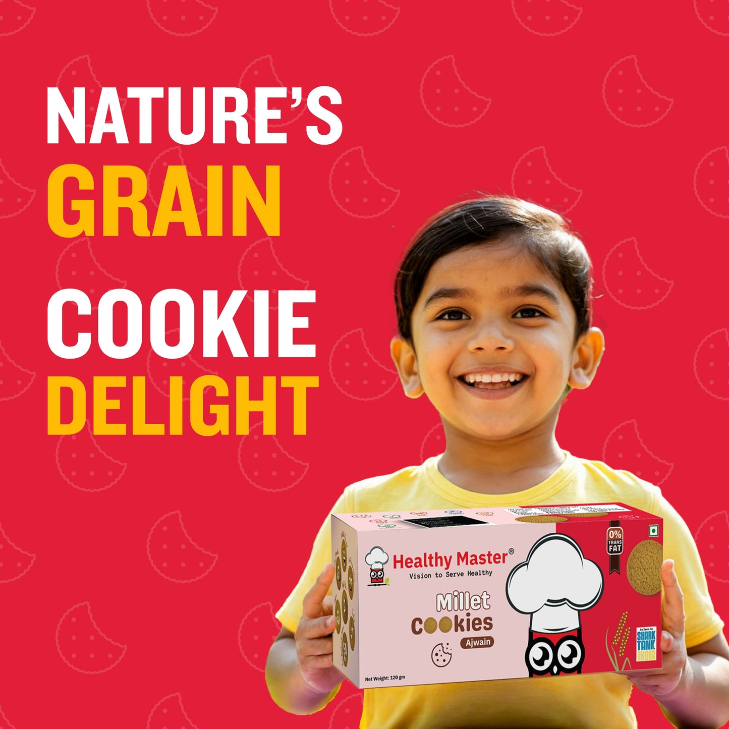 Multi Millet Ajwain Cookies And Biscuits