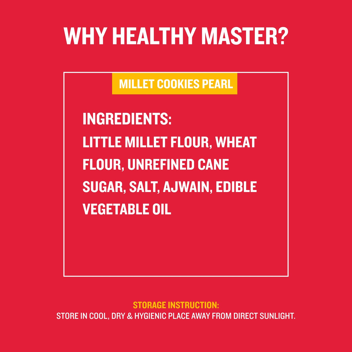 Multi Millet Ajwain Cookies And Biscuits