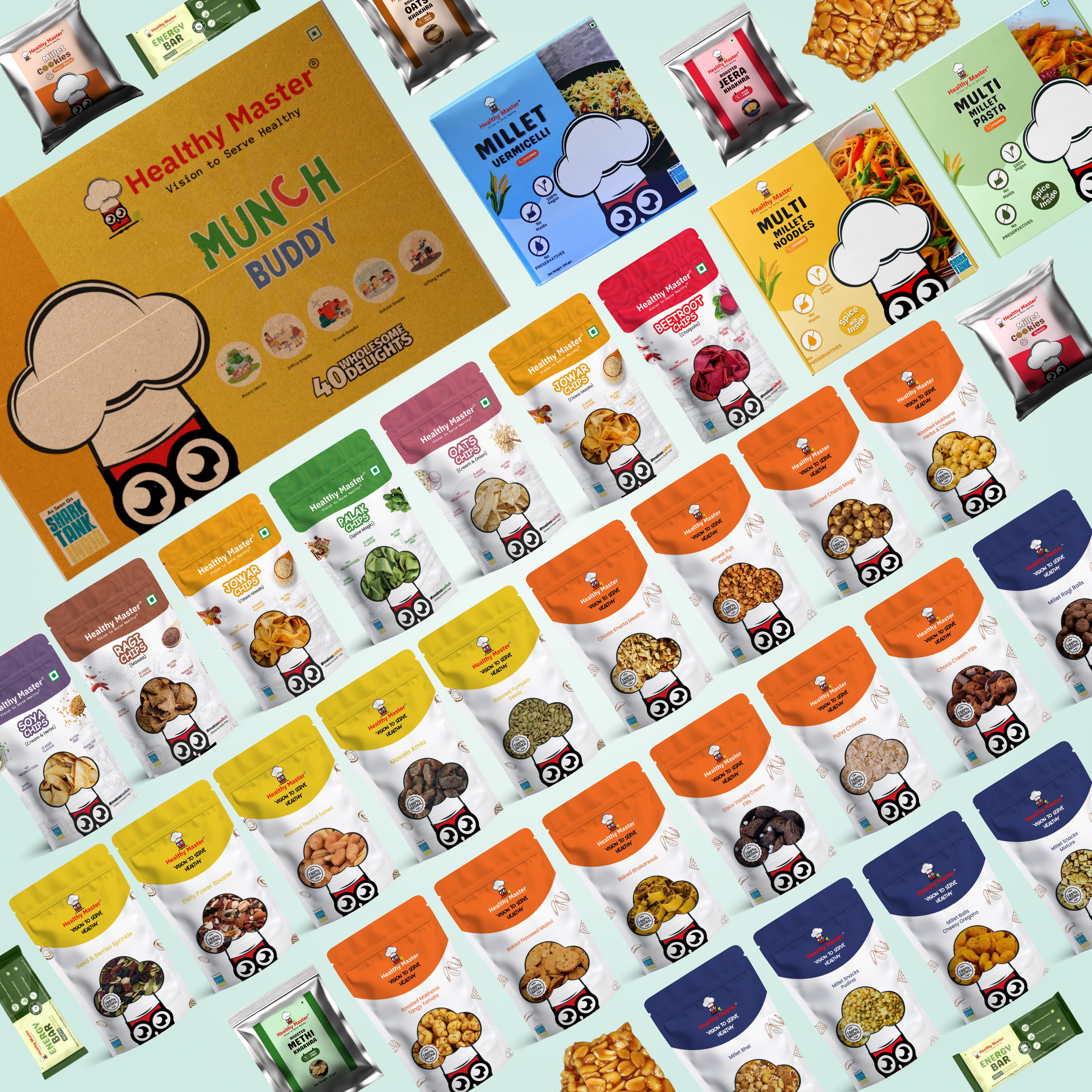 Munch Buddy – 40 Healthy On-the-go Snacks