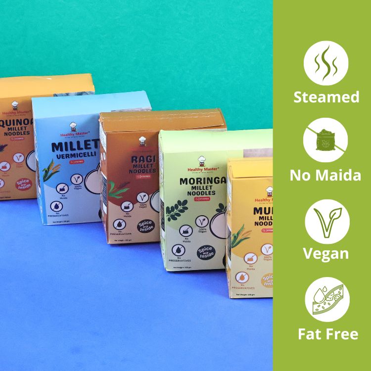 Noodles & Vermicelli  Combo - Millet Based - Healthy Master