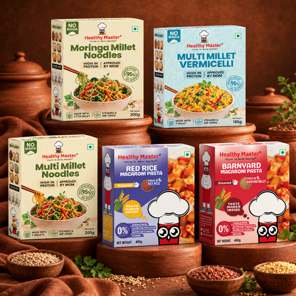 Noodles, Pasta & Vermicelli Combo - Millet Based