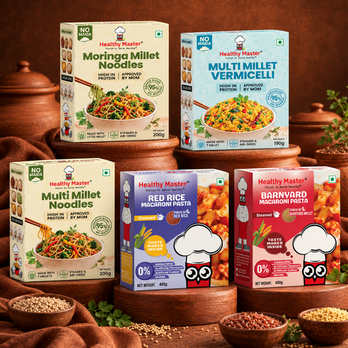 Noodles, Pasta & Vermicelli Combo - Millet Based
