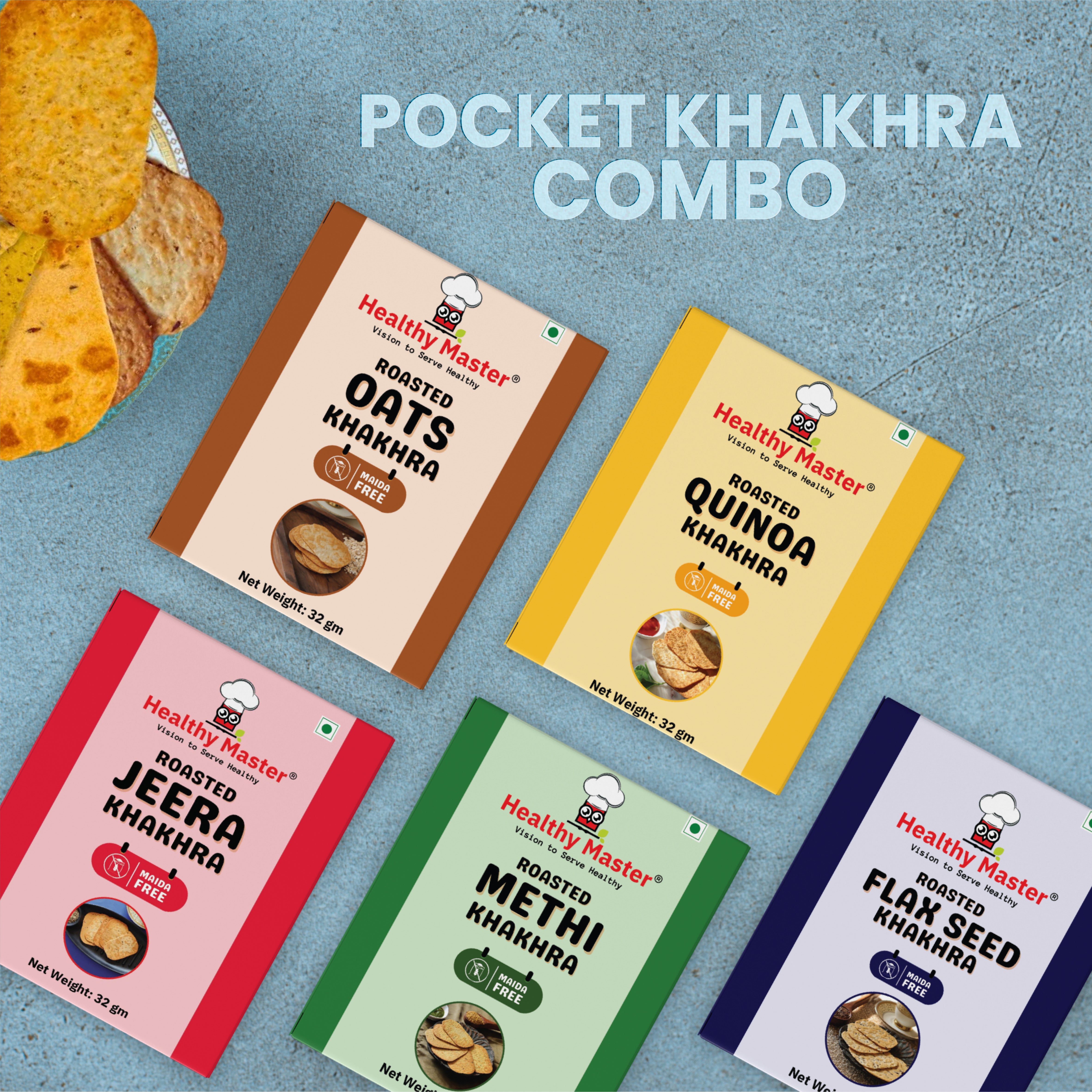 Healthy Master's Pocket Khakhra Combo