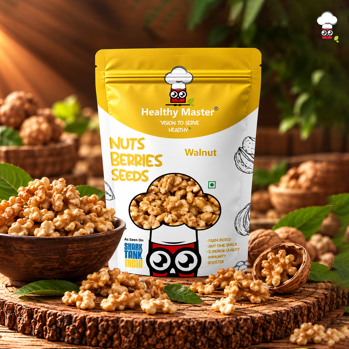 Premium Broken Walnut Kernels (Akhrot Giri)