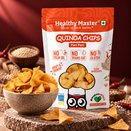 Quinoa Chips - Light and Crispy (Peri-Peri)