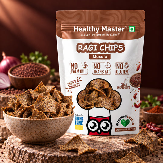 Ragi Chips - Light and Crispy (Traditional Spice)