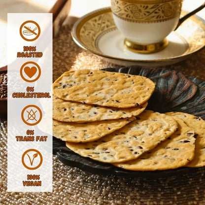 Roasted Flaxseed Pocket Khakhra