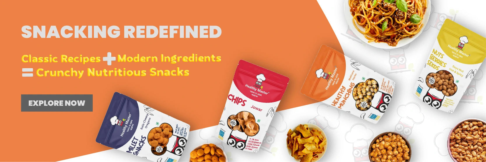 Snacking Redefined, Healthy Master, Classic Recipes