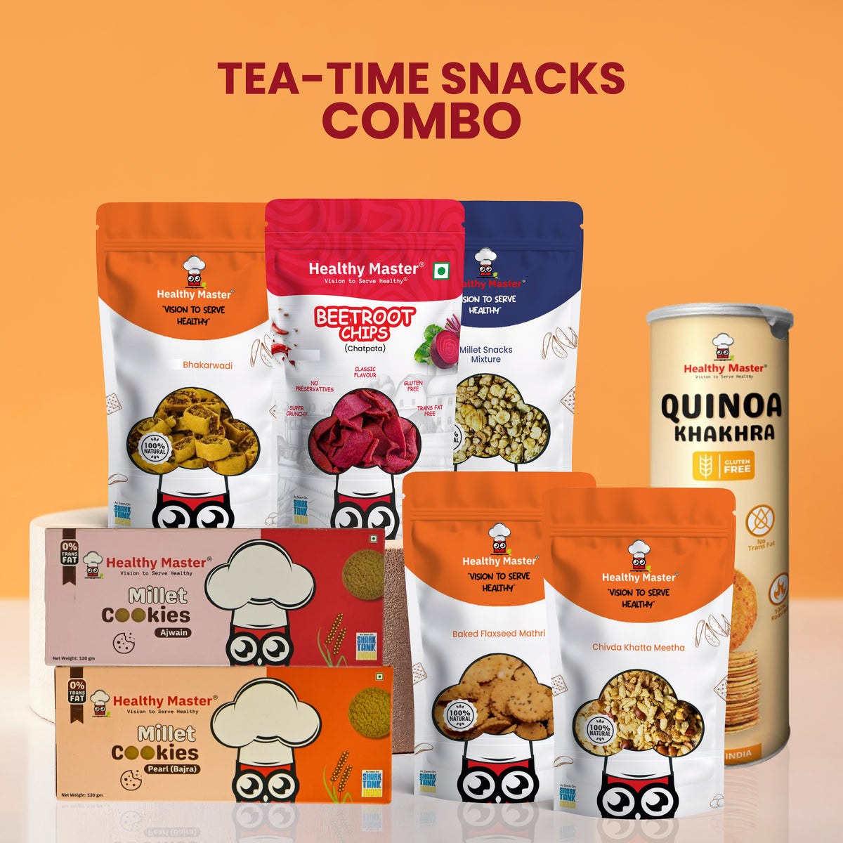 Delicious Tea-Time Snacks Combo set Healthy Master - Healthy Master