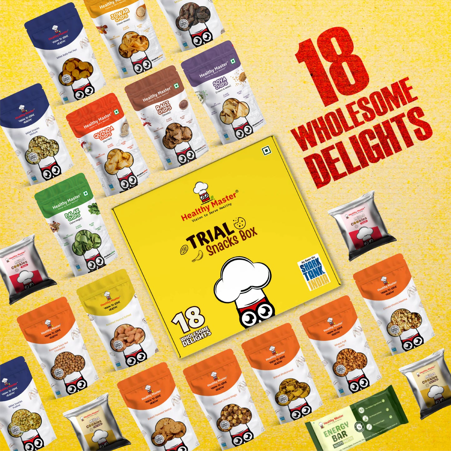 Trial Snack Box - 18 Wholesome Delights