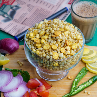 Millet Bhel - Made from Jowar, Bajra, Chana