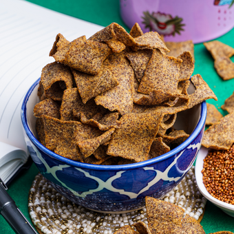 Ragi Chips - Baked and Nutritious (Traditional Spice)