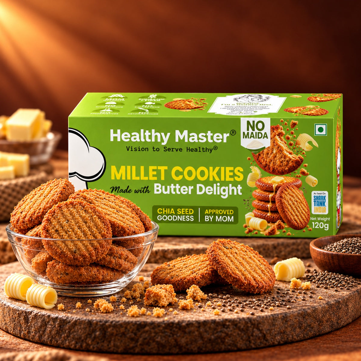 Millet Cookies - Butter Delight