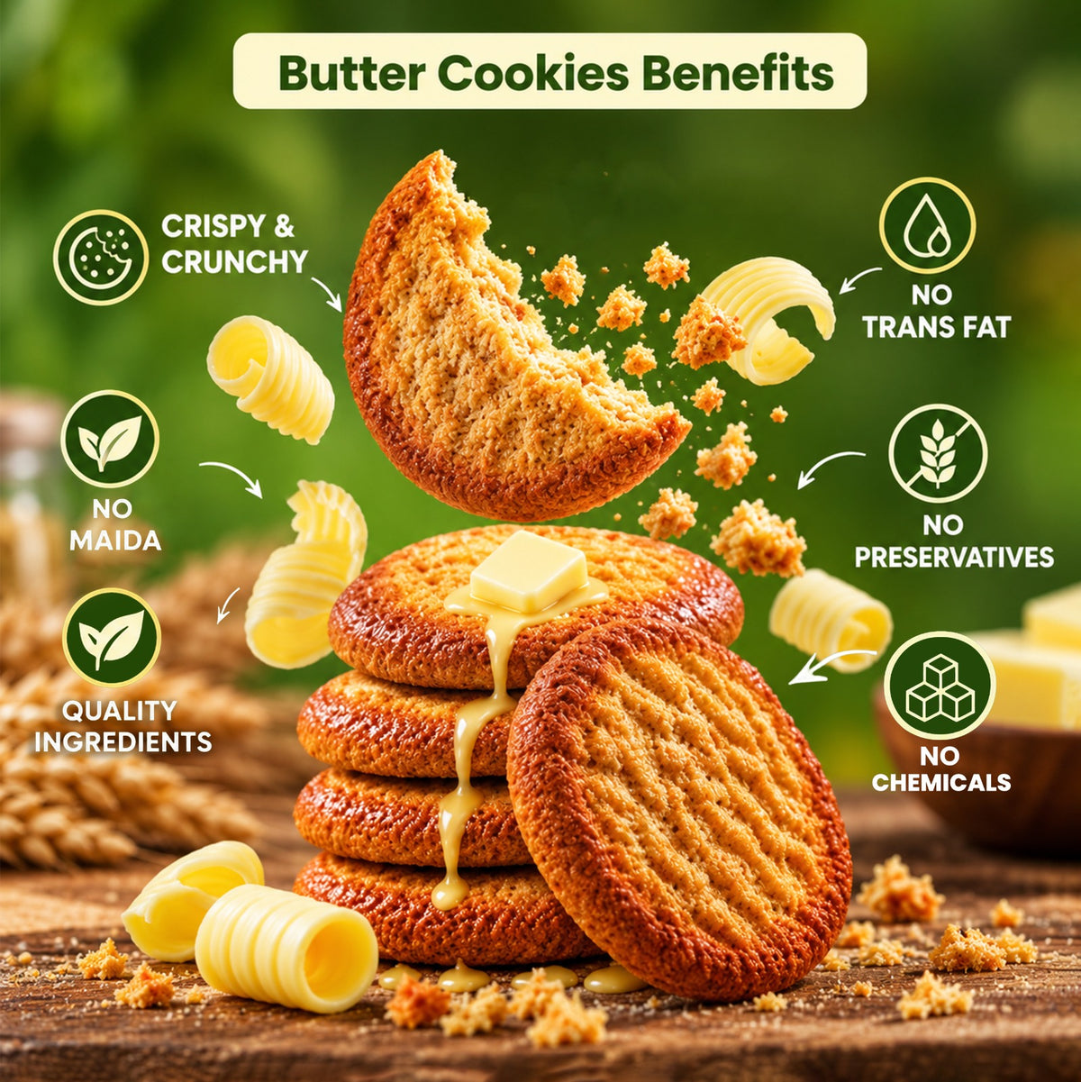 Millet Cookies - Butter Delight