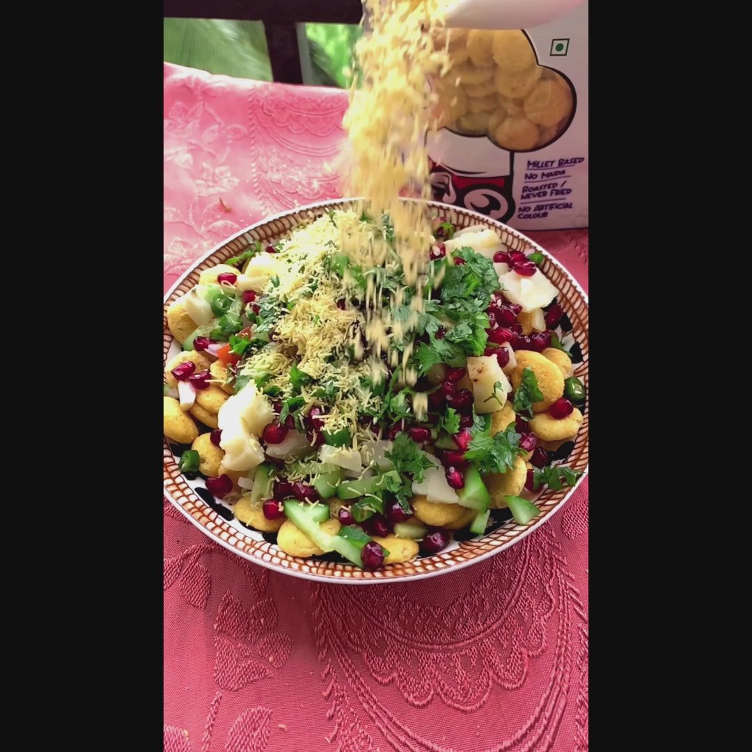 Millet Bhel - Made from Jowar, Bajra, Chana