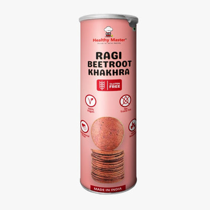 Roasted Ragi Beetroot Khakhra - Coin Sized