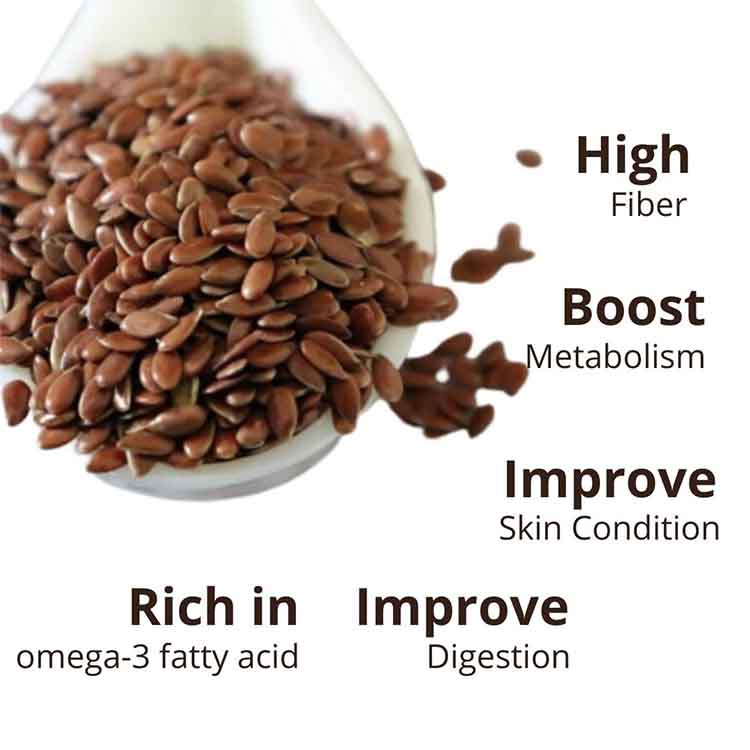 Buy Online Roasted Flax Seeds, Alsi In India - Healthy Master