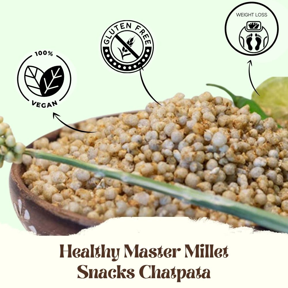 Buy Healthy Millet Snacks Chatpata Flavoured Online At Best Price India | Order Best Gluten Free Snacks By Healthy Master India