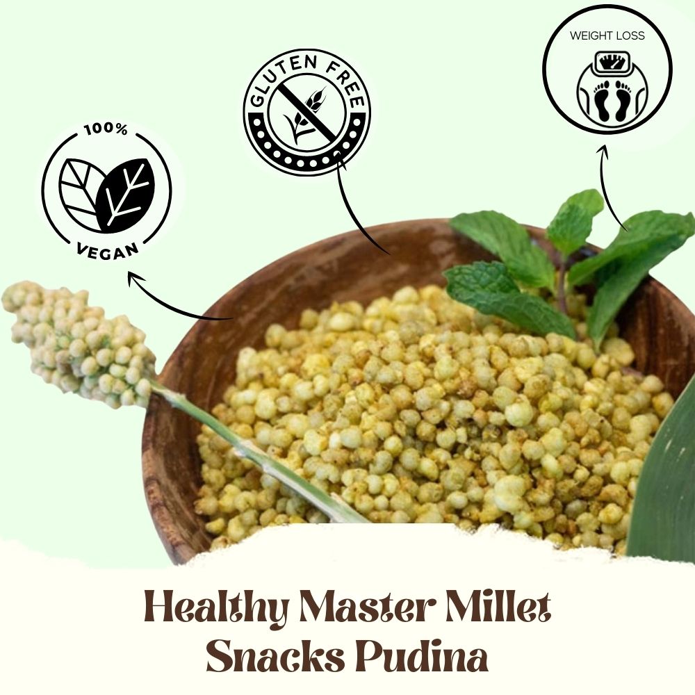 Buy Best Millet Snacks Pudina Online India, Order healthy Pudina Millet Snacks Online