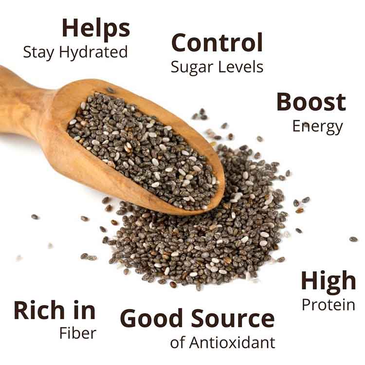 Buy Organic Healthy Chia Seeds For Weight Loss Online - Healthy Master